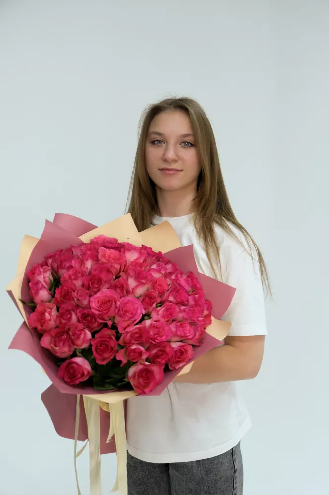 Акция! 51 мини роза